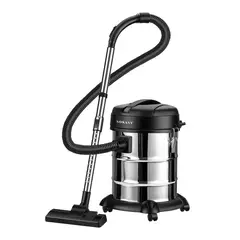 SOKANY - Aspiradora Industrial 3600W 25 Litros 2 en 1 Seco y Húmedo sk-13025