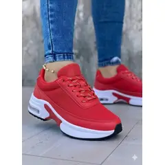 URBANISTA - TENIS PARA MUJER COLOR ROJO