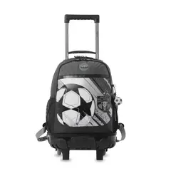 TOTTO - Morral Mochila Escolar Ruedas Champion M Gris Niño