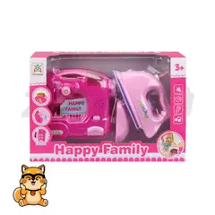 GENERICO - Mini Taller de Costura Infantil Happy Family con Máquina de Coser y Plancha