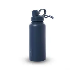 TOTTO - Botella Térmica Con Dos Tapas Flux 1000Ml Unisex Azul