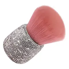 GENERICO - Brocha De Maquillaje Tipo Champiñón Para Polvo Suelto, Iluminador y Limpieza De Uñas Multifuncional