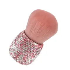 GENERICO - Brocha De Maquillaje Tipo Champiñón Para Polvo Suelto, Iluminador y Limpieza De Uñas Multifuncional