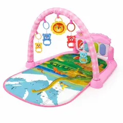 TIENDITA DEL BEBE IMPORTADORA MC - Gimnasio Bebe Musical Tapete Piano Rosado REF 226-20