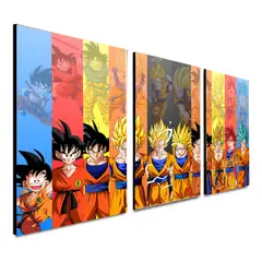 OTRAS MARCAS - TRIPTICO DRAGON BALL FASES 29 X 60 CMS