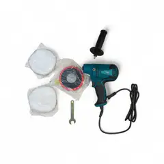 GENERICO - Polichadora lijadora Orbital 5 Pulg 6 Velocidades + Kit Accesorios