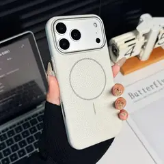 APPEND - Funda Para iPhone 17 Pro con MagSafe Litchi Vivid Rock