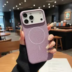 APPEND - Funda Para iPhone 17 Pro Max con MagSafe Litchi Sunset Purple