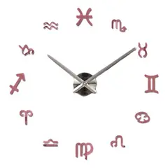 DECOR - Reloj de pared 3D grande 100cm x 100cm símbolos
