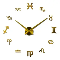 DECOR - Reloj de pared 3D grande 100cm x 100cm símbolos
