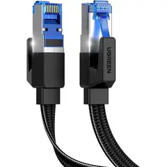 UGREEN - Cable Plano de Red LAN Ethernet Cat 8 de 1 Metro de alta velocidad de 40 Gbps 2000 Mhz (RJ45)