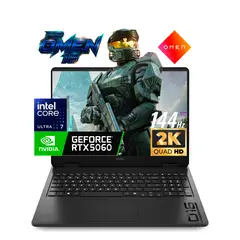 HP - Computador Portatil Gamer Omen 16 Intel Core Ultra 7 16/512 SSD 16" 2K IPS LED RTX 5060 8 GB