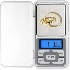 GENERICO - Báscula Digital de Precisión 0.1 g – 500 g para Cocina, Joyería y Alimentos con Pantalla LCD