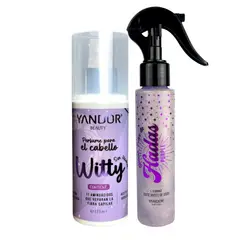 YANDOR - Combo Splash Polvo de Hadas Purple + Perfume para el Cabello Witty
