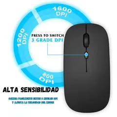 GENERICO - Combo Teclado Y Mouse Inalámbrico Bluetooth An-030 Colores