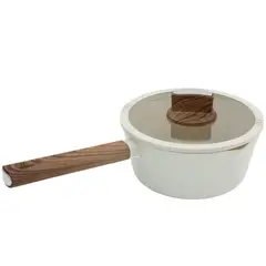 SKY - Olla De Cerámica 20 cm Con Tapa – Cocina Saludable, Antiadherente y Libre de PFOA