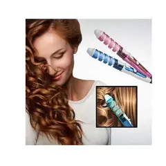 GENERICO - Cepillo pinza rizador para Cabello Rizadora Onduladora alambrica