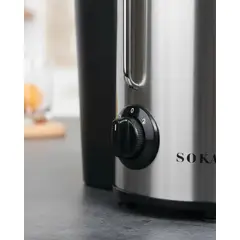 GENERICO - Extractor De Jugos Sokany Automático Frutas Y Verduras Acero