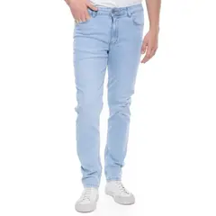 COLOR BLUE - Brixton/Slim Fit Jeans Tono Claro