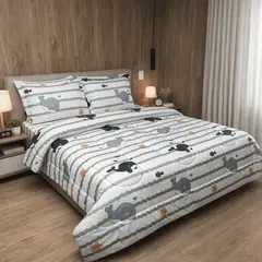 GENERICO - Tendido Acolchado Ballenas