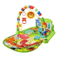 TIENDITA DEL BEBE IMPORTADORA MC - Gimnasio Bebe Musical Tapete Piano Dinosaurios Verde REF226-13