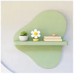 TIZZY DISEÑO - Repisa Decorativa Verde