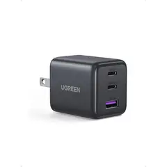 UGREEN - Cargador USB C de 30W con 3 puertos, Compacto GaN II con Carga Rápida,
