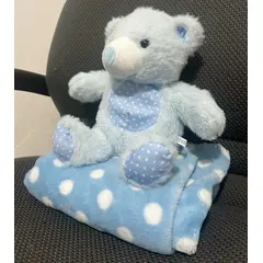 GENERICO - COBIJA MANTA BEBE Y PELUCHE ACOMPAÑAMIENTO APEGO MUSICAL LUCES