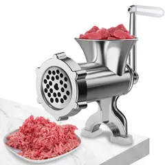 GENERICO - Molino De Carne Manual Acero Inoxidable Con Abrazadera Picadora De Carne Para Cocina