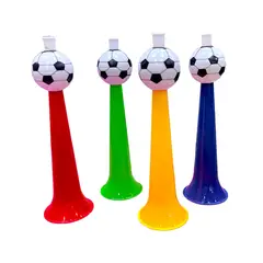 GENERICO - 12 Vuvuzela Pito Balon Corneta De Futbol Mas De 20 Cm Altura
