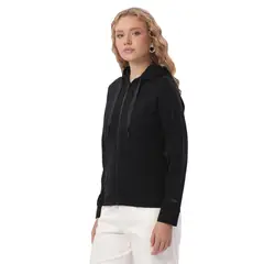 TOTTO - Buzo Tipo Hoodie Con Capota Tawy 2.0 Negro Mujer