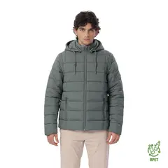 TOTTO - Chaqueta Acolchada Atlantida 2 En 1 Verde Para Hombre