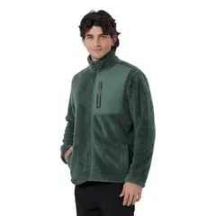 TOTTO - Buzo Tipo Sudadera Sherpa Cuello Alto Marquez Verde Hombre