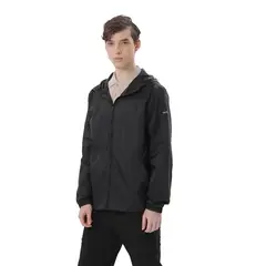 TOTTO - Chaqueta Ultra Ligera Plegable Bruma Negro Hombre