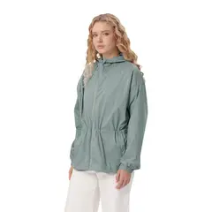 TOTTO - Chaqueta Ultra Liviana Capota Bruma Woman Verde Mujer