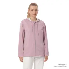 TOTTO - Chaqueta Doble Faz Con Capota Baccat Morado Mujer
