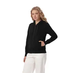 TOTTO - Buzo Tipo Hoodie Con Capota Haily 2.0 Negro Mujer