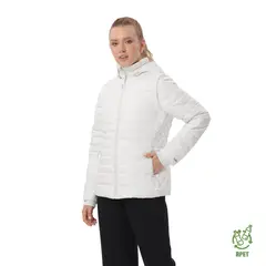TOTTO - Chaqueta Acolchada Chalina 2 En 1 Blanco Para Mujer