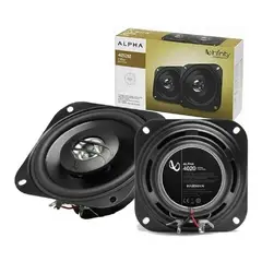 INFINITY - Parlantes Para Carro Alpha 4020 175 Watts 4 Pulgad Color Negro