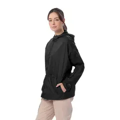 TOTTO - Chaqueta Ultra Liviana Capota Bruma Woman Negro Mujer