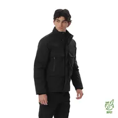 TOTTO - Chaqueta Acolchada Cuello Alto Nordik Negro Hombre