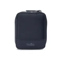TOTTO - Billetera Rfid Cierre Cremallera Wood M Hombre Azul