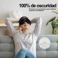COMPRALOENCASA COM - Antifaz Bluetooth para Dormir con Sonido Auriculares 8001