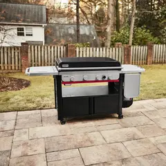 WEBER - Plancha a Gas Slate™ de 91 cm (36") con mesa lateral extensible