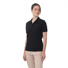 TOTTO - Camiseta Tipo Polo Chechi Negro Para Mujer