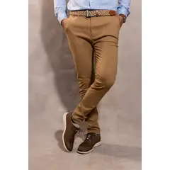 DANTE - Pantalon Elastico Camel