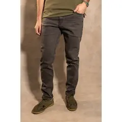 DANTE - Jean Elastico Gris Oscuro - Slim Fit