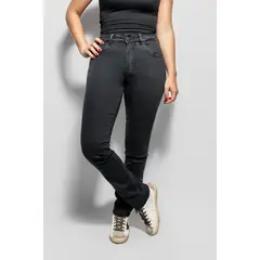 DANTE - Jean Elastico Bota Recta Negro