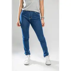 DANTE - Jean Elastico Bota Recta Azul Navy