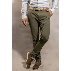 DANTE - Pantalon Elastico Verde Claro